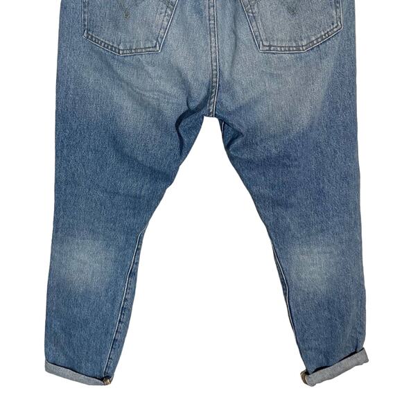 Levi's Women's 501 Skinny Jeans in Can't Touch This Medium Wash Ripped W28 L28 - Picture 8 of 16